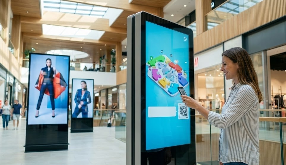 Digital Signage para Centros Comerciais em Portugal: Guia de Estratégia e ROI (2026)