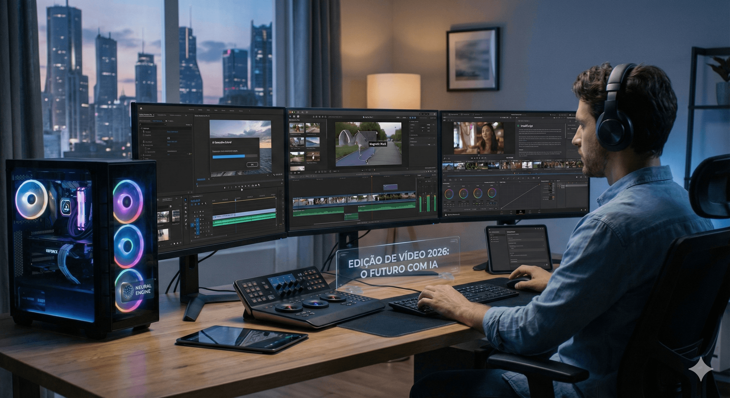 3 Melhores Editores de Vídeo para PC em 2026 (Premiere vs Final Cut)