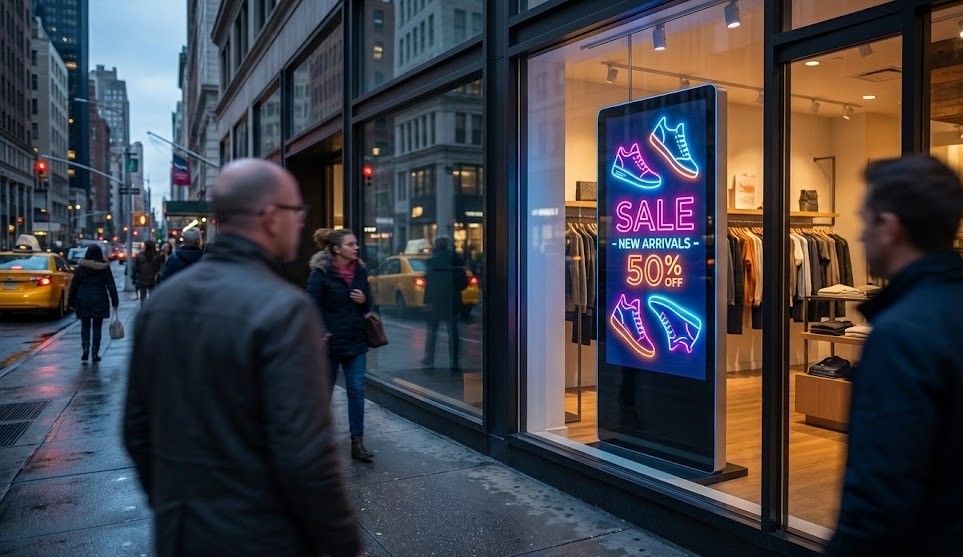 Digital Signage para uma Única Loja: Vale o Investimento em 2026?