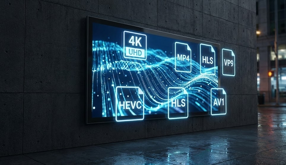 Guia Técnico de Formatos para Digital Signage (Edição 2026)
