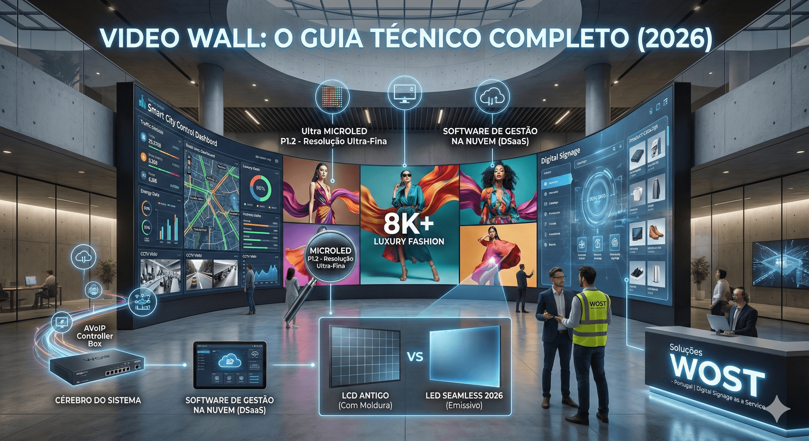 Video Wall: O Guia Técnico Completo (2026)