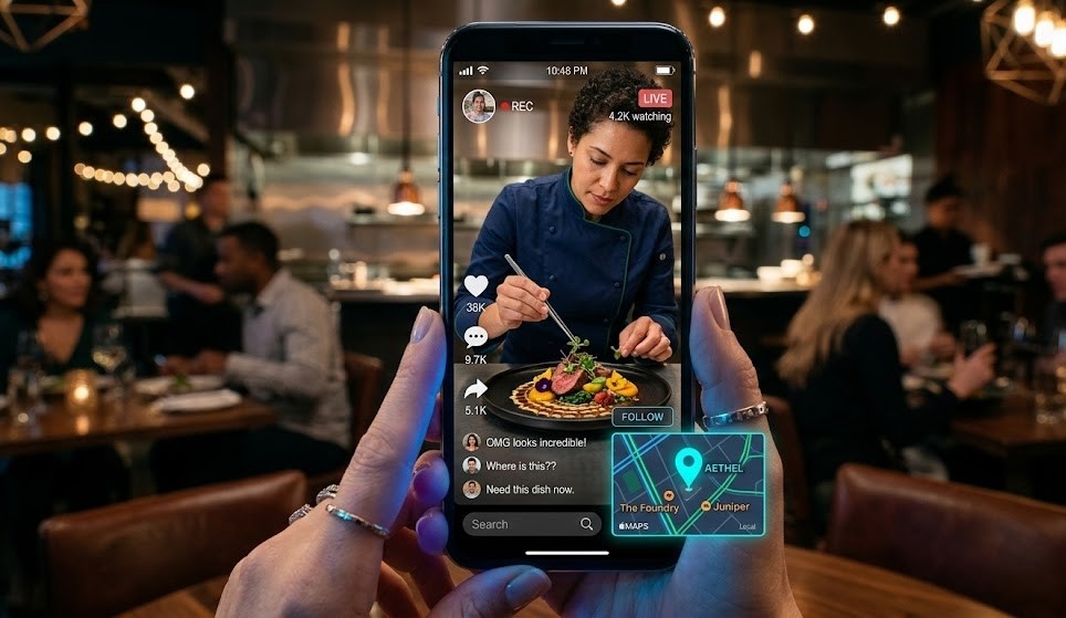 Marketing para Restaurantes em 2026: Estratégias de SEO, Vídeo e AEO