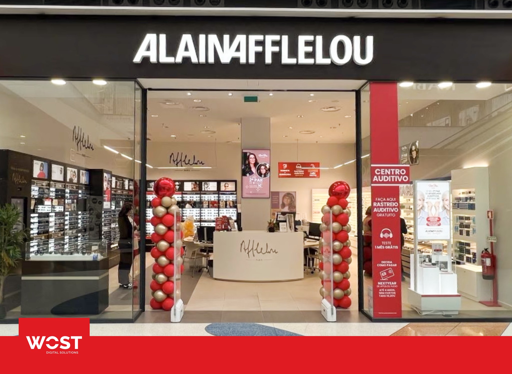 Instalação de montra digital Mapfre Portugal em Aveiro